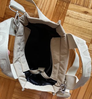 Bolso Zara Beige y Blanco