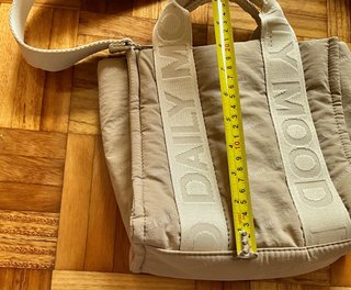 Bolso Zara Beige y Blanco