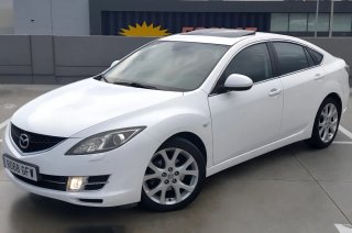 ✅MAZDA 6 2.5 170CV|BLANCO PERLADO|TECHO|CUERO✅