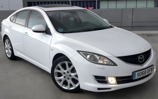 ✅MAZDA 6 2.5 170CV|BLANCO PERLADO|TECHO|CUERO✅
