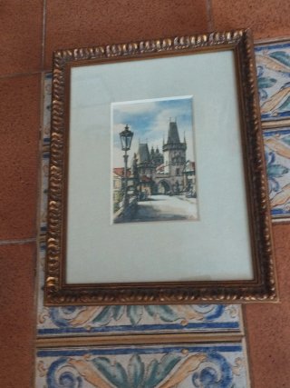 Cuadros Decorativos Marco Dorado