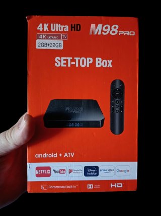 M98 PRO 4K Ultra HD Set-Top Box