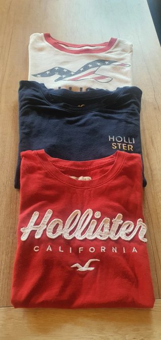 Lote 3 Camisetas Hollister S