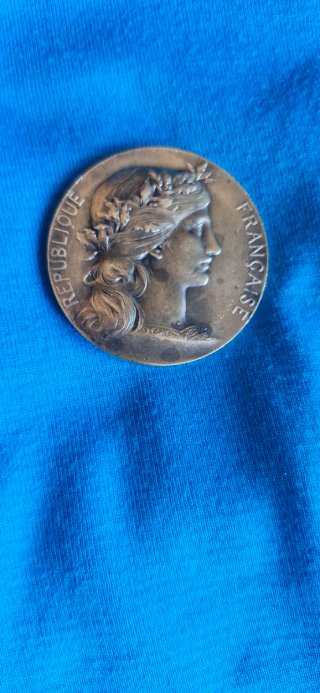 Medalla Antigua Ligue Maritime Française