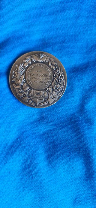 Medalla Antigua Ligue Maritime Française
