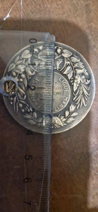 Medalla Antigua Ligue Maritime Française