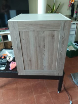Armarios de cocina madera beige y marrón