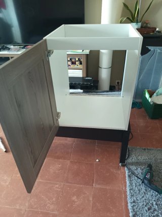 Armarios de cocina madera beige y marrón