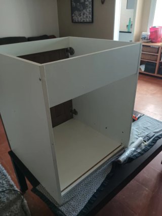 Armarios de cocina madera beige y marrón