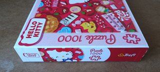 Puzzle Trefl 1.000 piezas Hello Kitty, completo.
