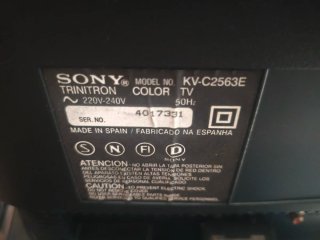 Sony Trinitron KV-C2563E 25 TV