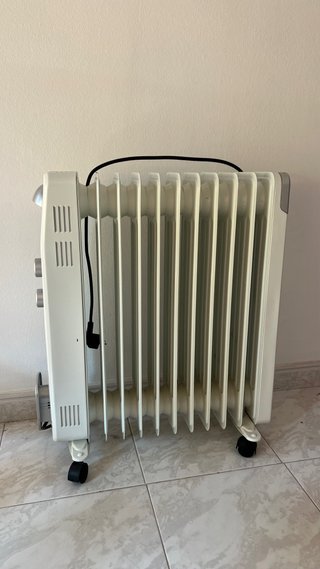 Radiador Eléctrico Bajo Consumo Blanco