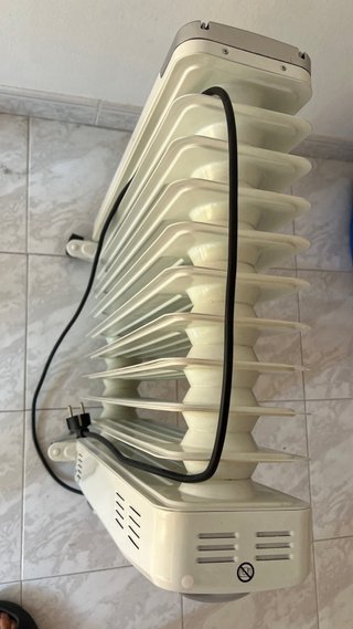 Radiador Eléctrico Bajo Consumo Blanco