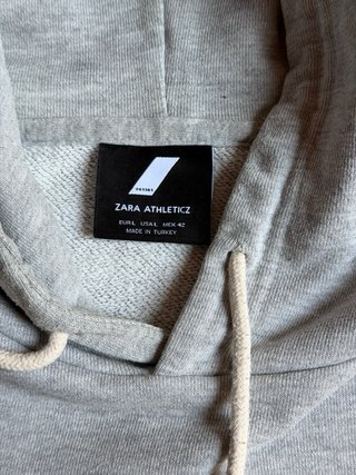 Sudadera Zara Athleticz Gris Talla L