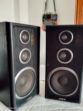 Altavoces Aiwa SX-80 (Años 80).