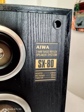 Altavoces Aiwa SX-80 (Años 80).