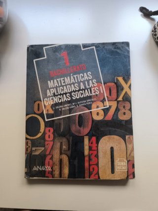 Matemáticas aplicadas a las ciencias sociales I...