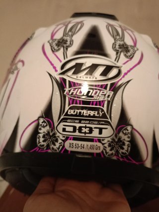 Casco de moto MT Helmets blanco