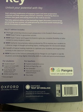 — Oxford Key 2 · 2.º Bachillerato