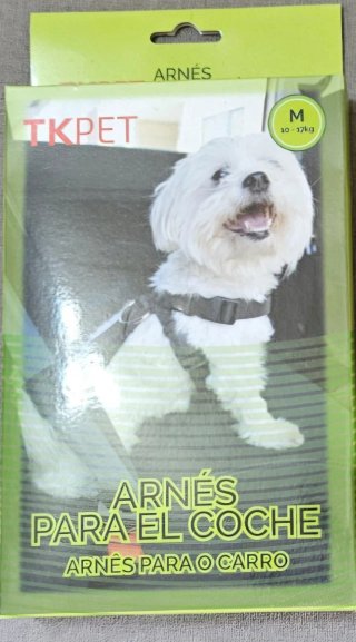Arnés de viaje coche y paseo TKPET para perro