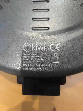 Paellero Eléctrico Negro con Tapa de Cristal