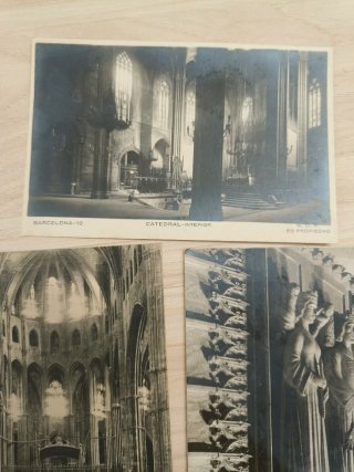 Lote Postales Barcelona y Girona