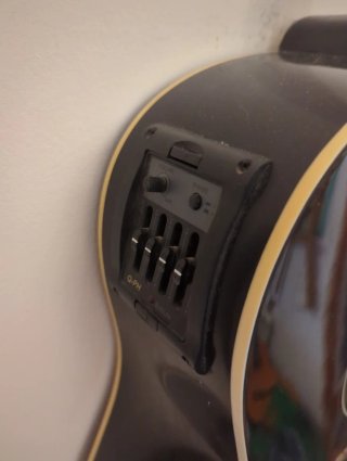 Guitarra Electroacústica Negra