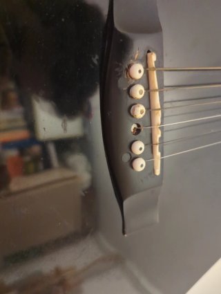 Guitarra Electroacústica Negra