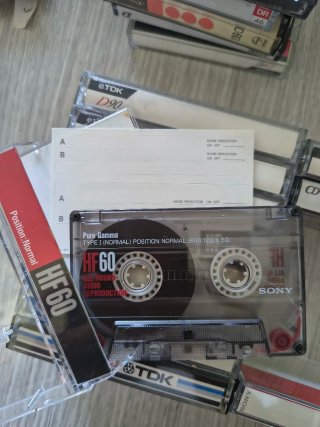 Lotto 18 musicassette TDK e Sony