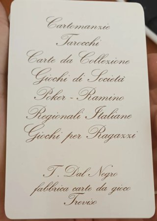 Tarocchi Novecento Dal Negro