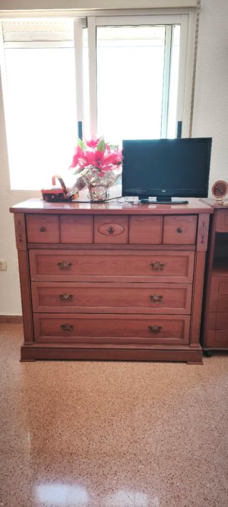 Conjunto de cama de madera