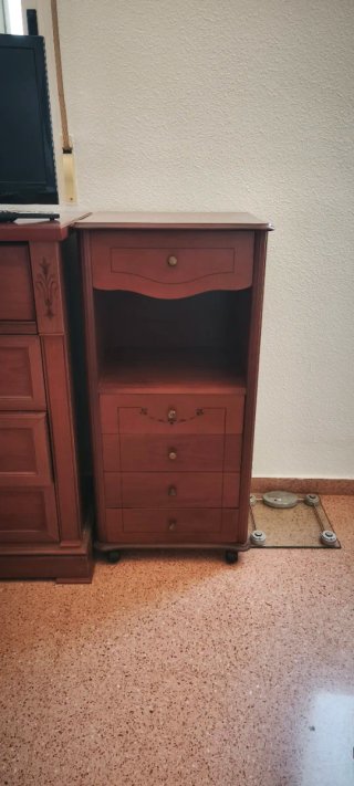Conjunto de cama de madera