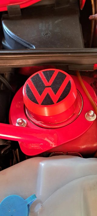 Tapas Amortiguador 3D VW Golf MK2