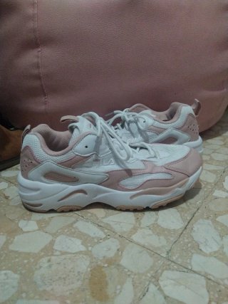 Botas Fila blancas y rosas Talla 39