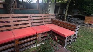 Conjunto Palets Jardín/Terraza