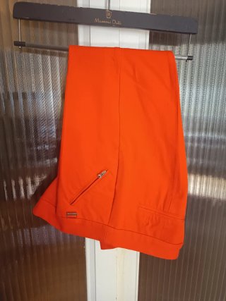 Pantalones Ralph Lauren Polo Golf Mujer Rojo