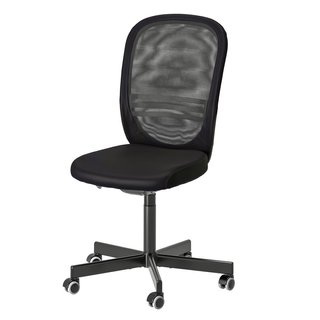 Silla de oficina IKEA FLINTAN negra