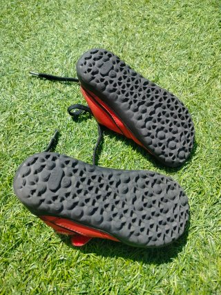Botas de fútbol niño rojas Zapato Feroz