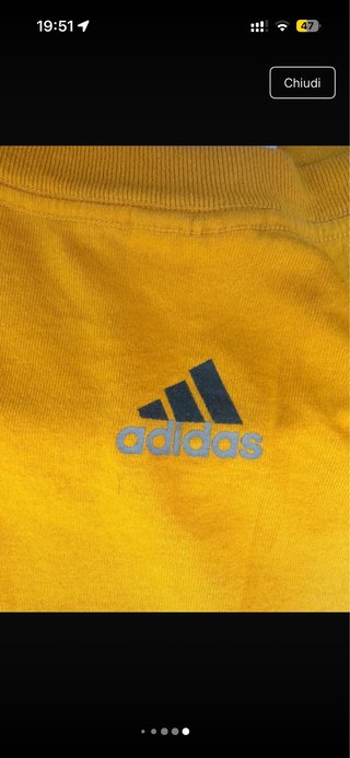 Maglietta Adidas Vintage anni 90 Made in USA -Tg.M