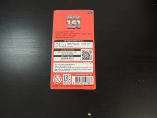 Caja Sobres Pokémon 151 Coreano