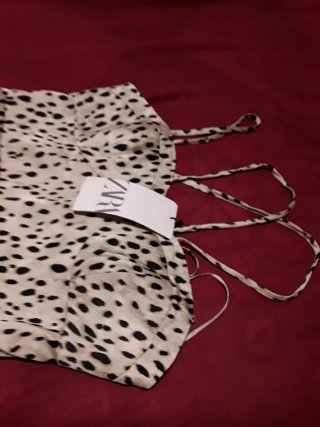 Vestido ZARA estampado leopardo