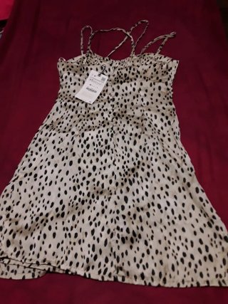 Vestido ZARA estampado leopardo