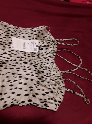 Vestido ZARA estampado leopardo