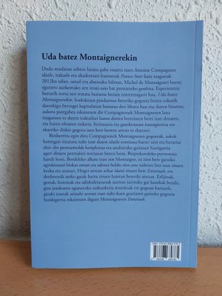 Uda batez Montaignerekin, ensayo en euskera NUEVO