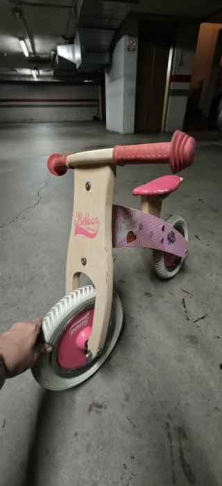 Bicicleta de aprendizaje Bikloon rosa