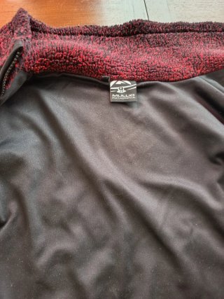 Giubbotto Patagonia Sherpa Polar Rosso e Nero