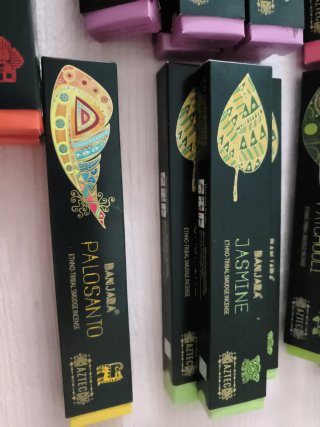 Lote 23 Inciensos azteca Banjara Variados