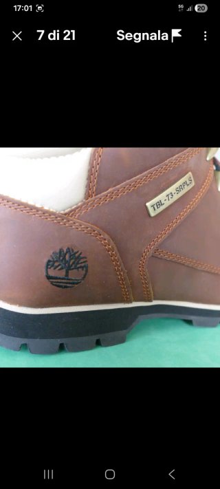Stivali Timberland uomo marrone prezzo fisso orig.