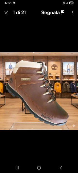 Stivali Timberland uomo marrone prezzo fisso orig.