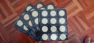 Hojas para monedas